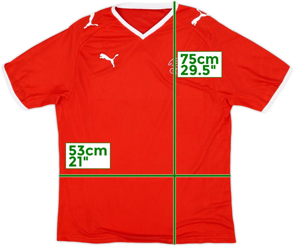 2008-10 Switzerland Home Shirt - 6/10 - (L)