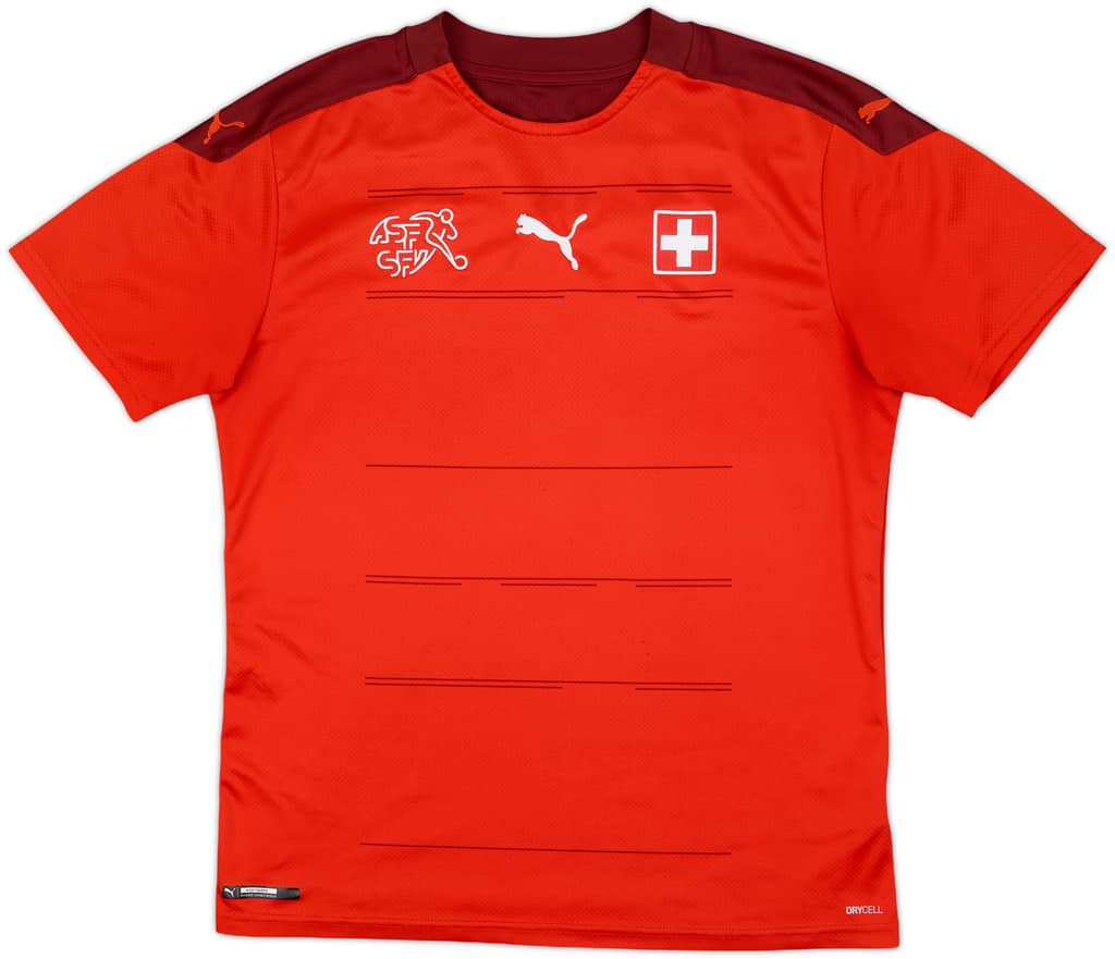 2020-21 Switzerland Home Shirt - 10/10 - (M)