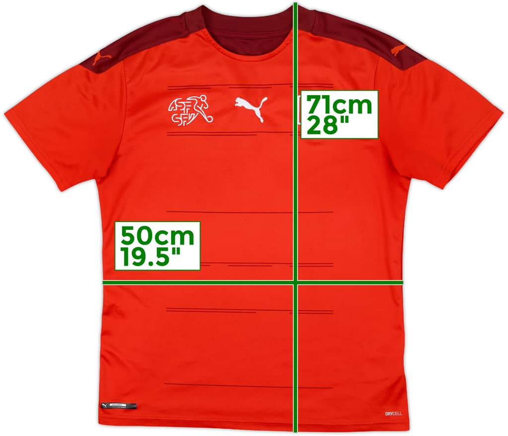2020-21 Switzerland Home Shirt - 10/10 - (M)