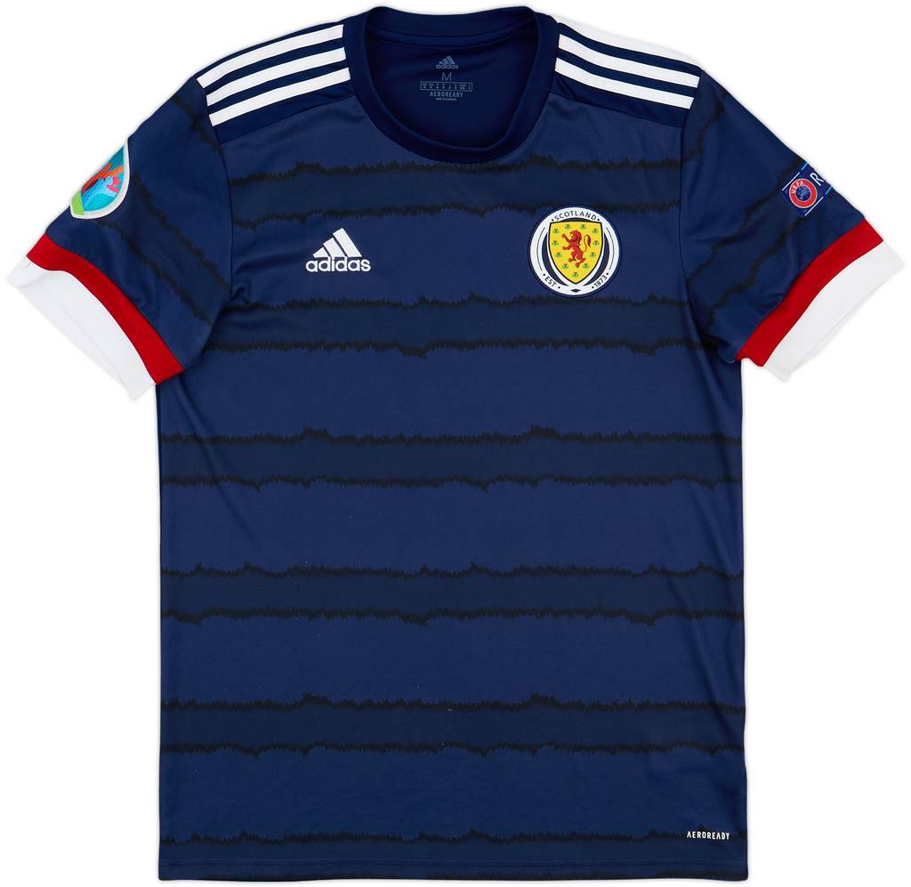 2020-22 Scotland Home Shirt - 8/10 - (M)