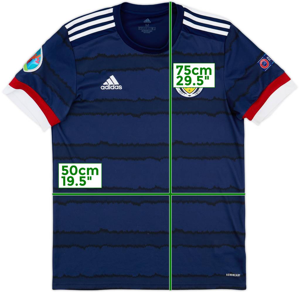 2020-22 Scotland Home Shirt - 8/10 - (M)