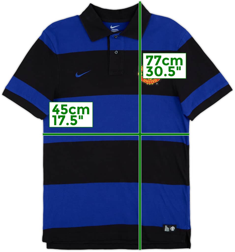 2012-13 Manchester Nike Polo Shirt - 8/10 - (M)