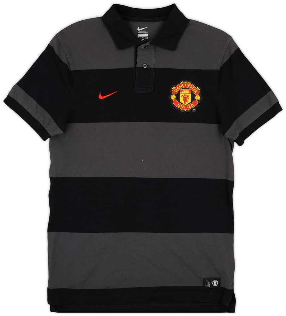 2013-14 Manchester United Nike Polo Shirt - 9/10 - (M)