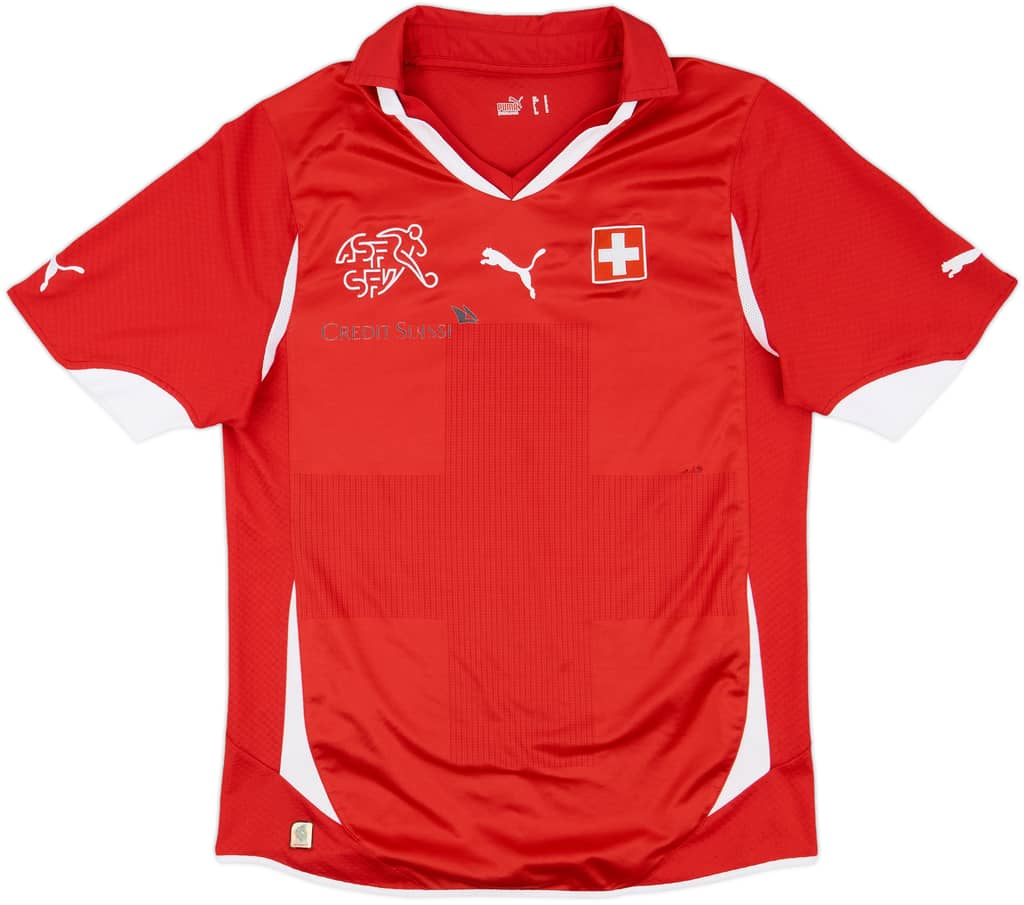 2010-11 Switzerland Home Shirt - 8/10 - (M)