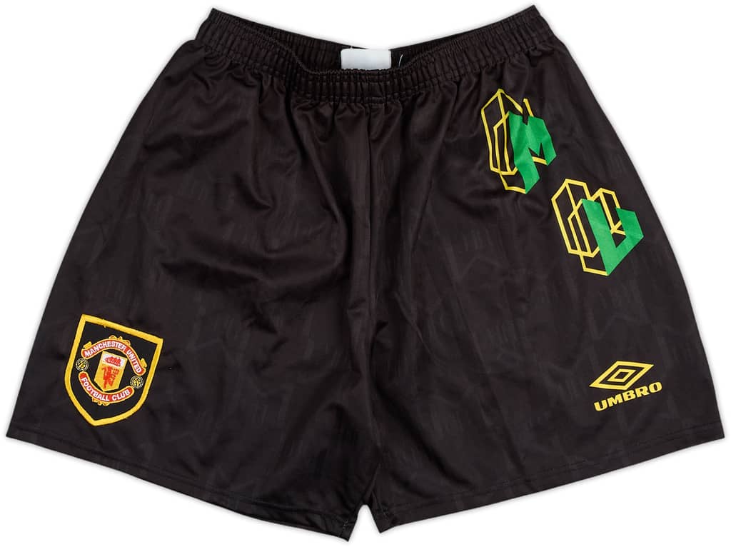 1992-93 Manchester United Third Shorts - 9/10 - (M)