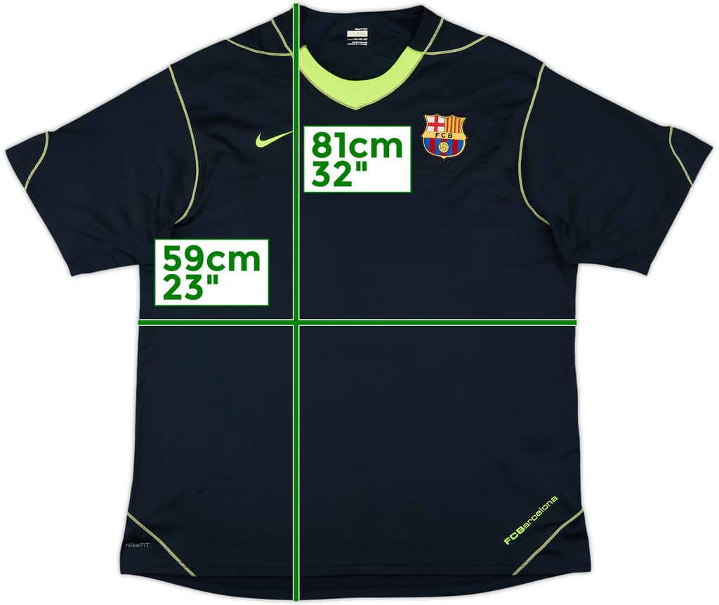 2007-08 Barcelona Nike Training Shirt - 8/10 - (XXL)
