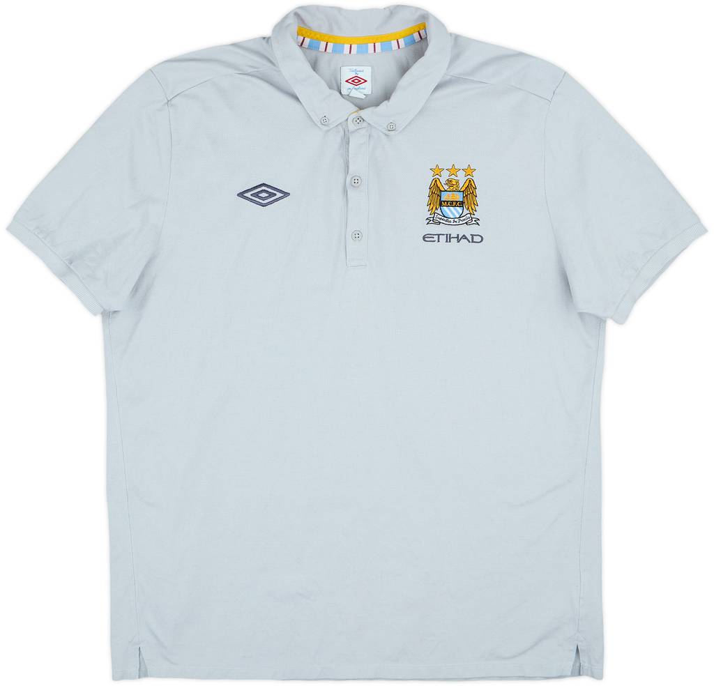 2012-13 Manchester City Umbro Polo Shirt - 8/10 - (XXL)
