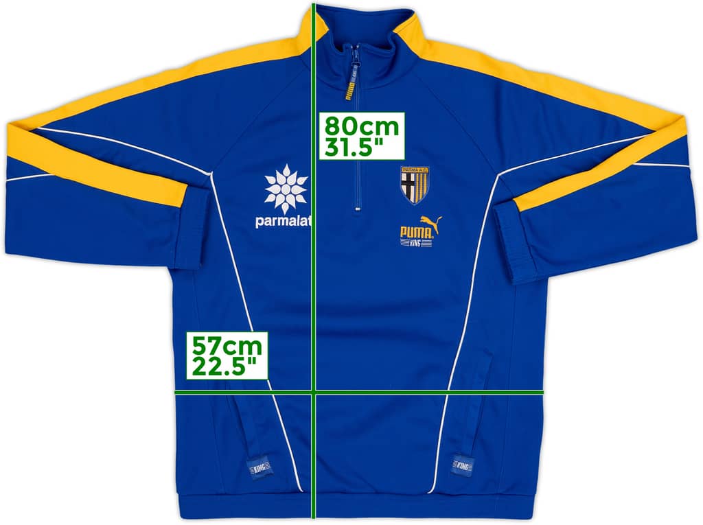 1995-96 Parma Puma 1/4 Zip Drill Top - 7/10 - (M)
