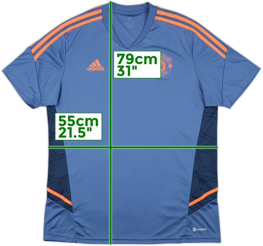 2022-23 Manchester United adidas Training Shirt - 10/10 - (XL)