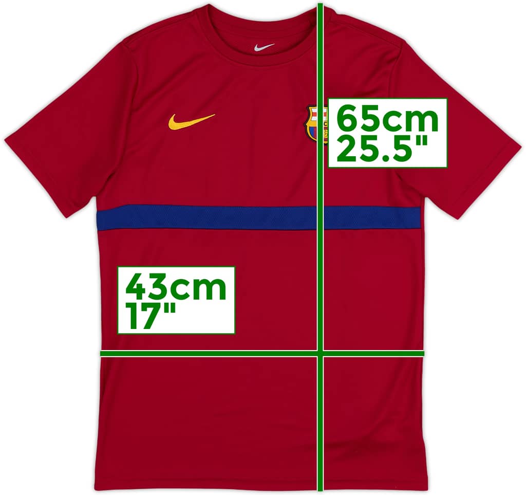 2021-22 Barcelona Nike Training Shirt - 8/10 - (13-15 Years)