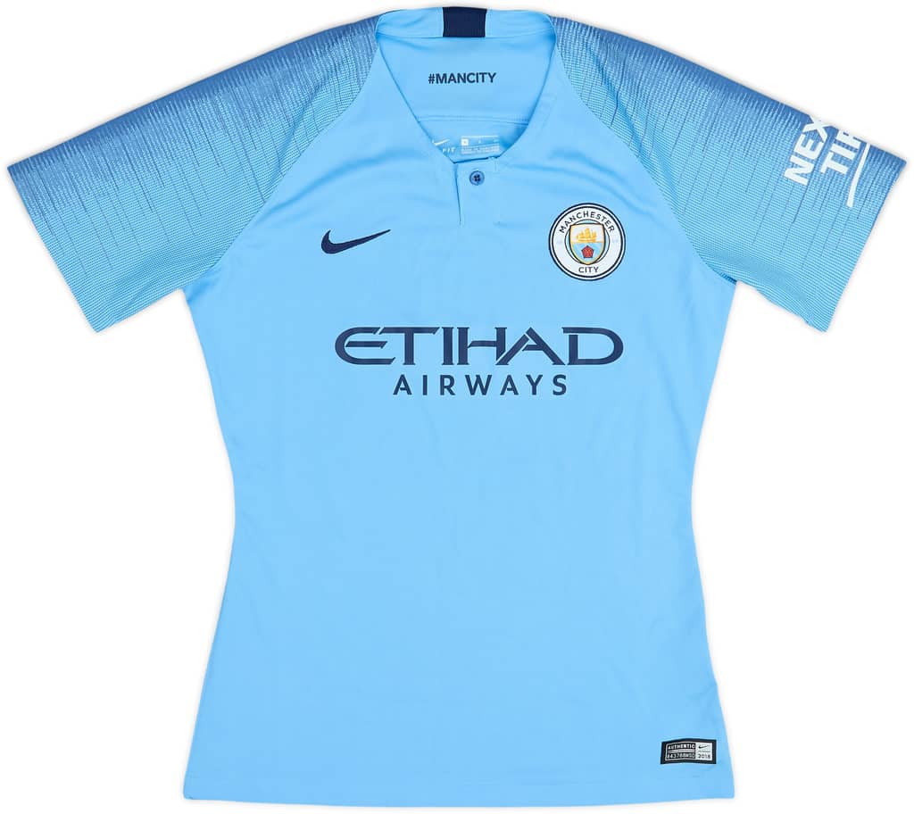 2018-19 Manchester City Home Shirt - 8/10 - (Women's S)