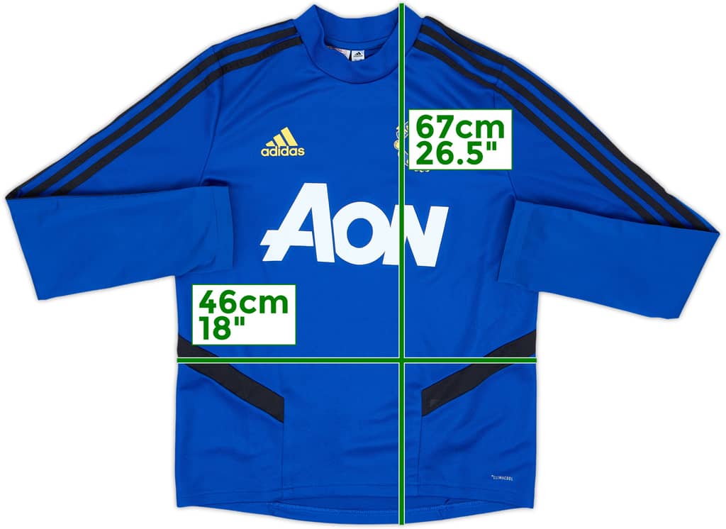 2019-20 Manchester United adidas Training Top - 9/10 - (13-14 Years)