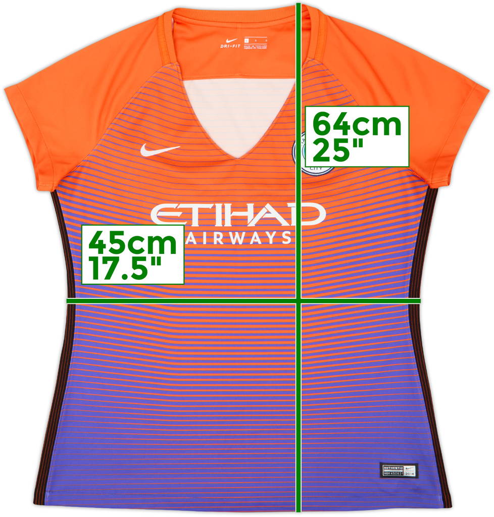 2016-17 Manchester City Third Shirt - 10/10 - (Women's L)