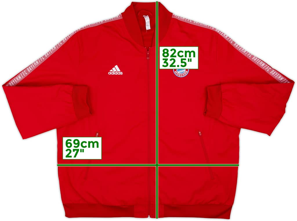 2019-20 Bayern Munich adidas Track Jacket - 10/10 - (XXL)