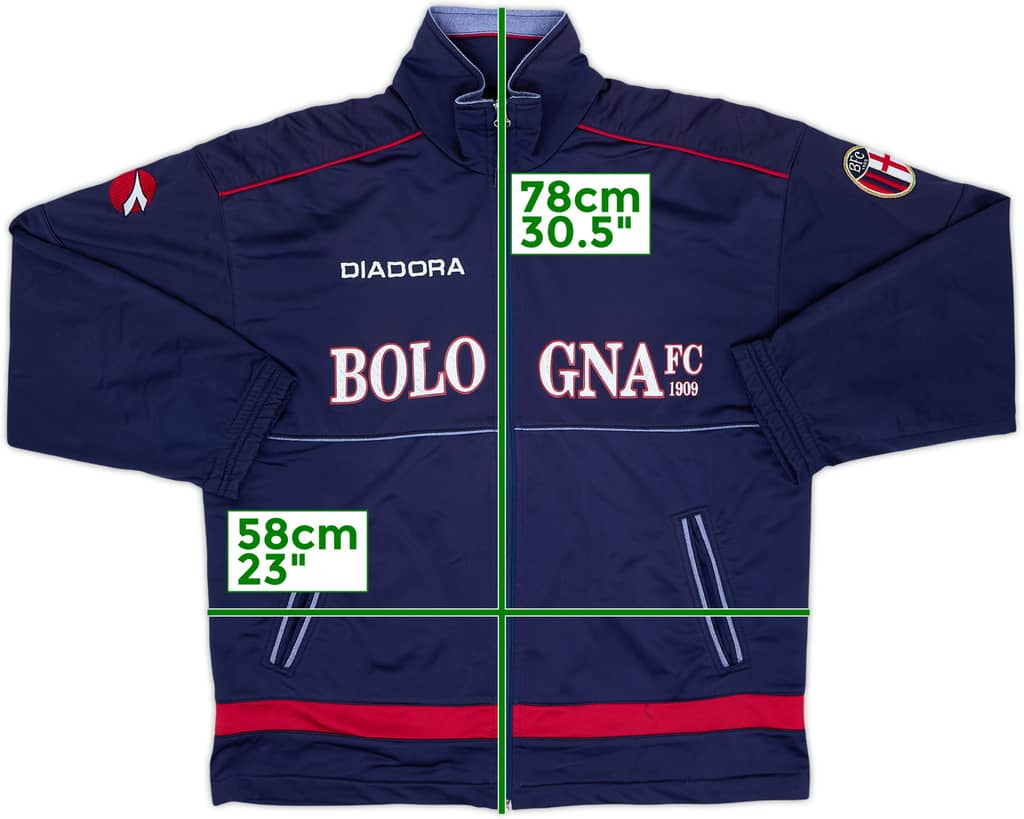 1996-97 Bologna Diadora Track Jacket - 4/10 - (S)