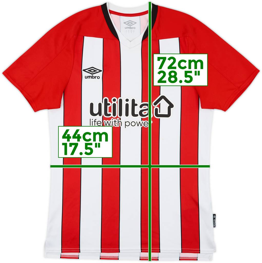 2020-21 Brentford Home Shirt - 8/10 - (S)