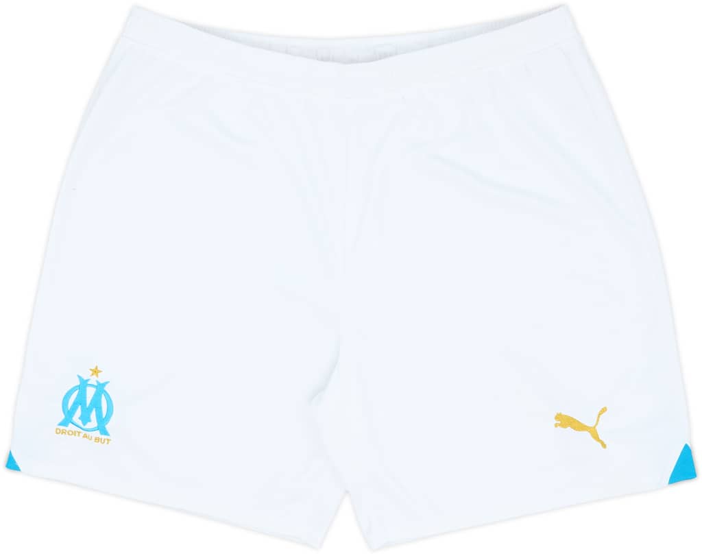 2023-24 Olympique Marseille Home Shorts - 7/10 - (XL)
