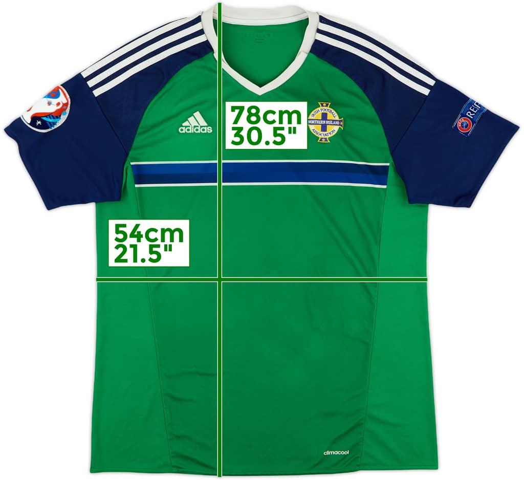 2016-17 Northern Ireland Home Shirt - 5/10 - (L)