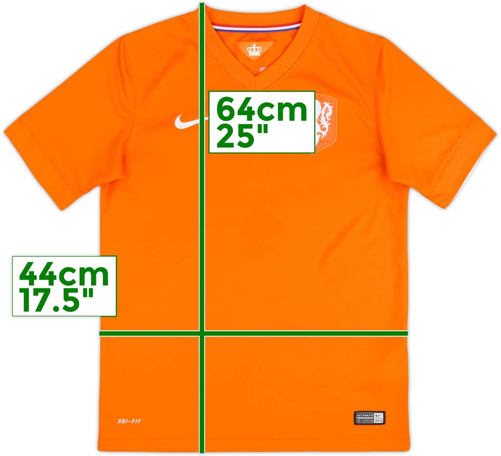 2014-15 Netherlands Home Shirt - 8/10 - (L.Boys)