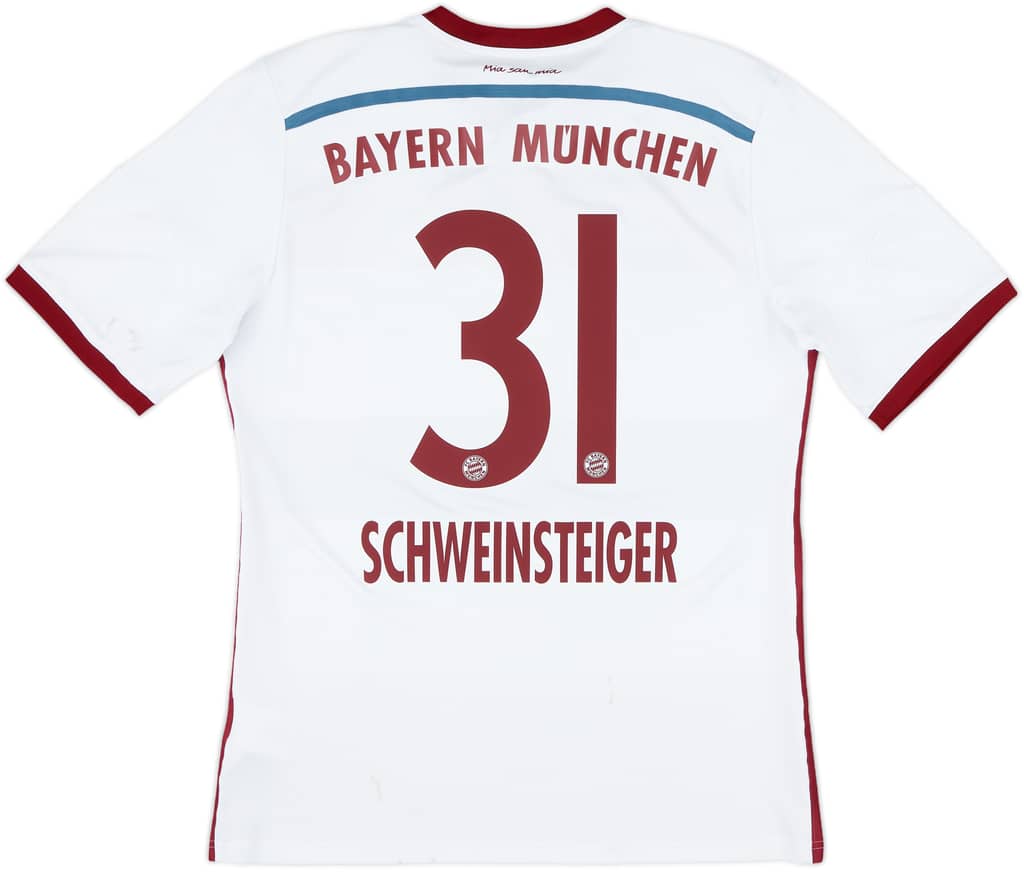2014-15 Bayern Munich Away Shirt Schweinsteiger #31 - 5/10 - (M)