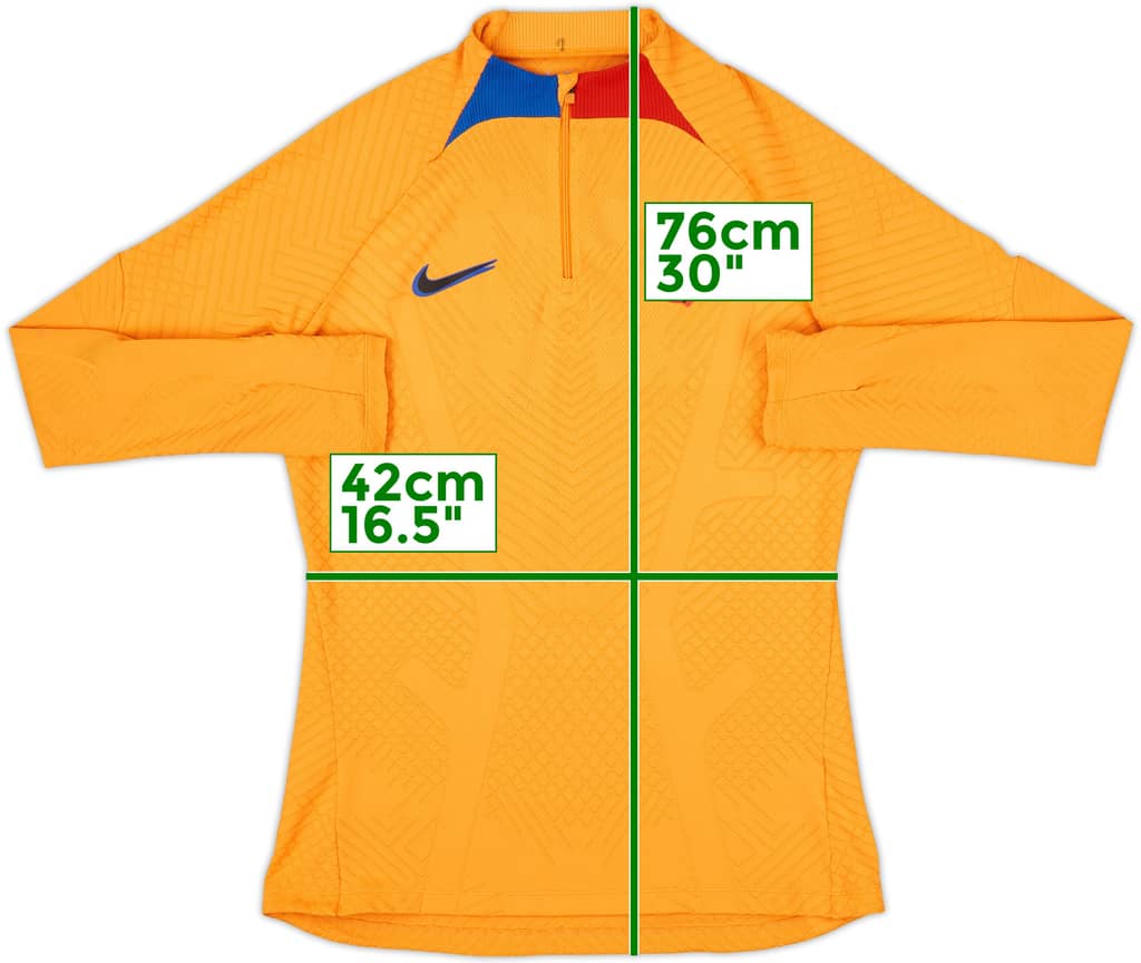 2022-23 Barcelona Nike 1/4 Zip Training Top - 6/10 - (M)