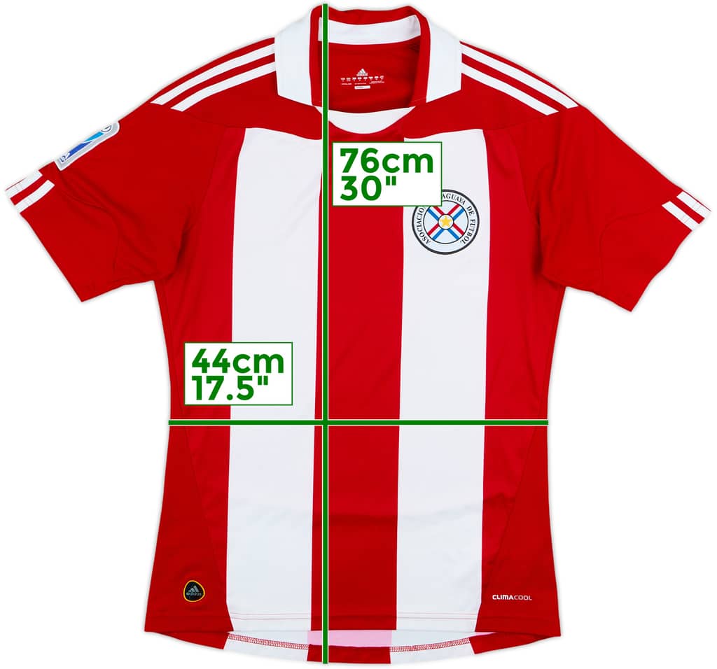 2010-12 Paraguay Home Shirt - 8/10 - (S)