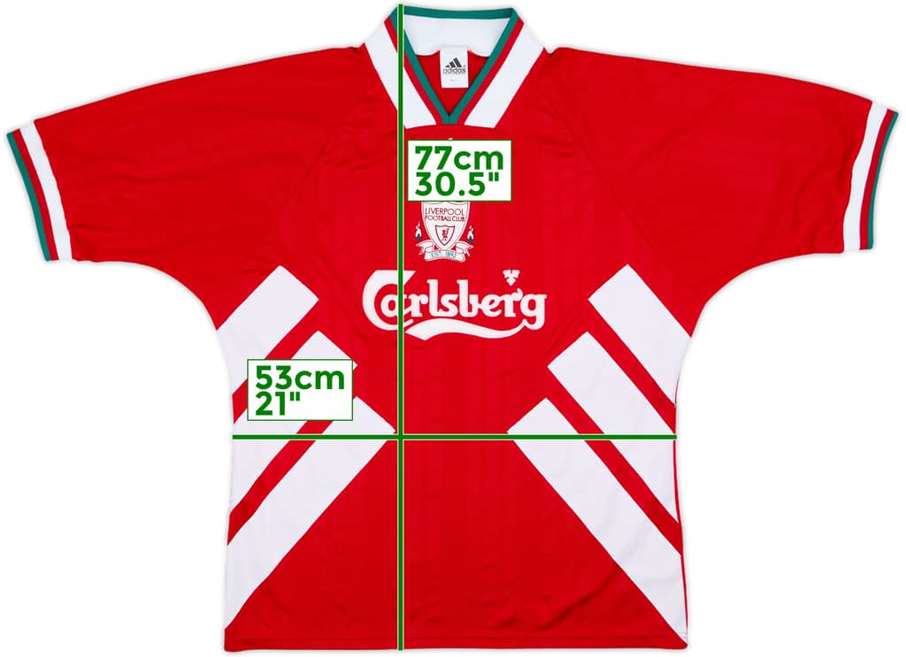 1993-95 Liverpool Home Shirt - 10/10 - (L)