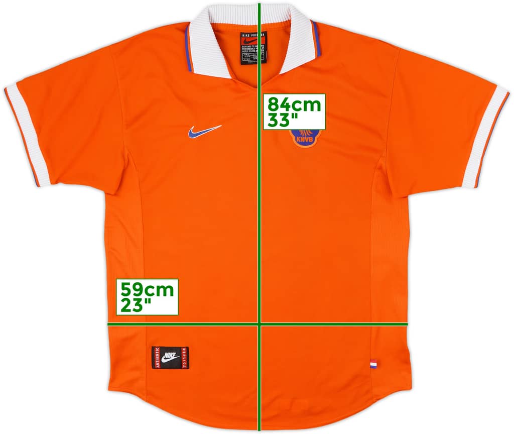 1997-98 Netherlands Home Shirt - 9/10 - (XL)