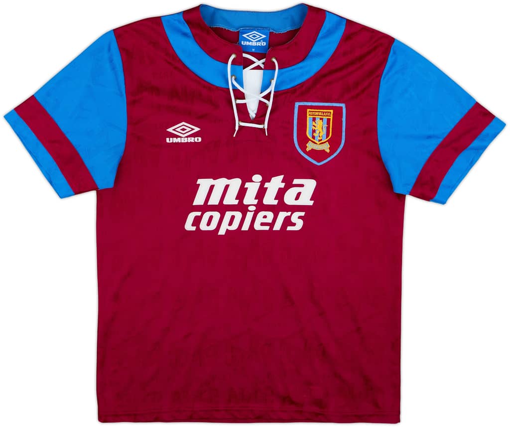 Camiseta de local del Aston Villa 1992-93 - 10/10 - (M)