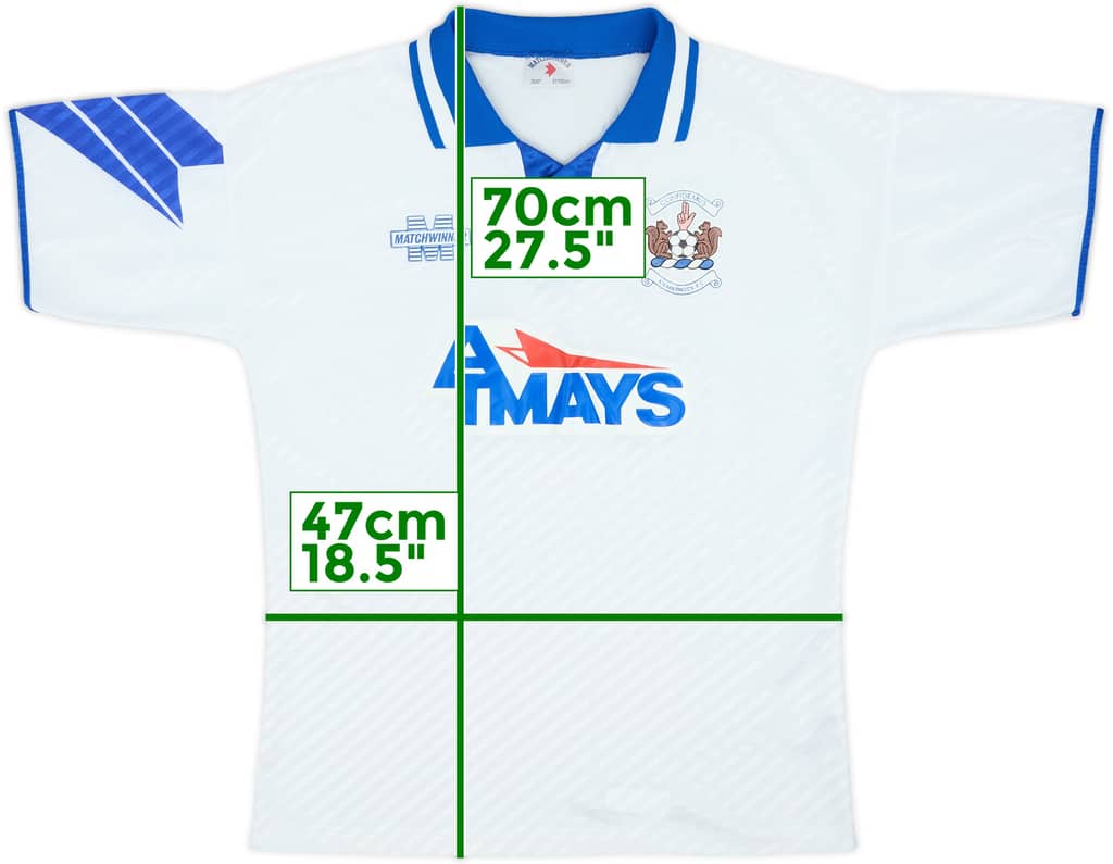 1993-94 Kilmarnock Home Shirt - 9/10 - (M)