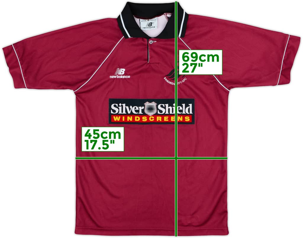 1998-99 Swansea Away Shirt - 10/10 - (S)