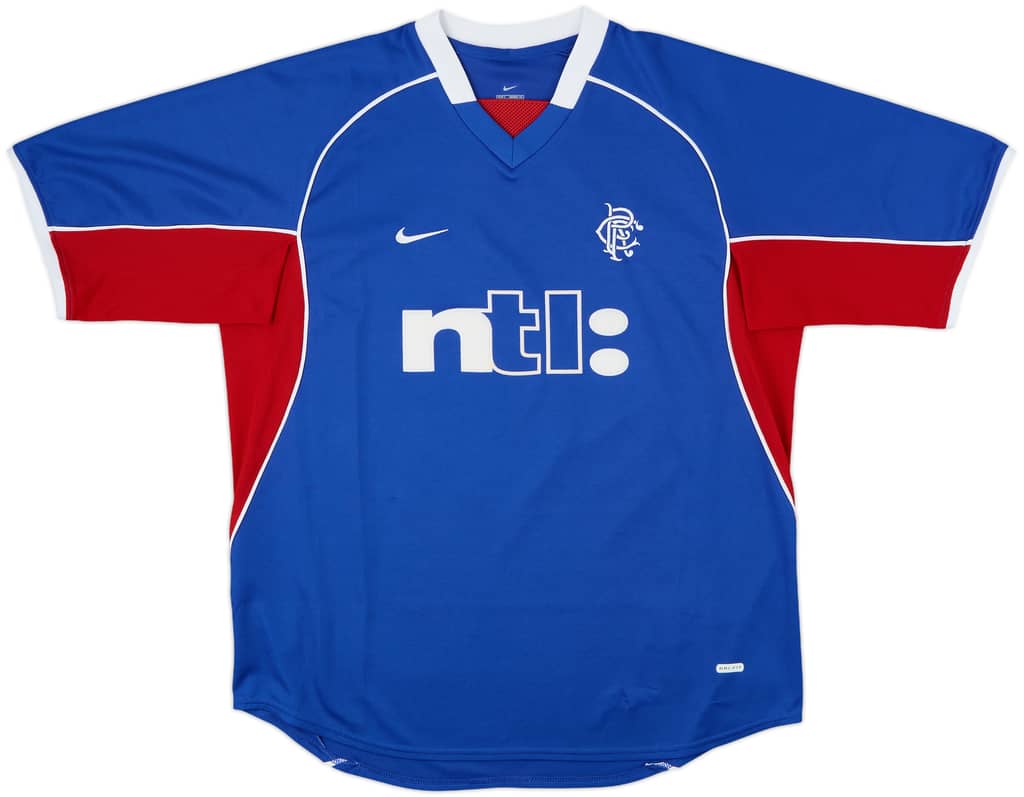 2001-02 Rangers Home Shirt - 9/10 - (L)