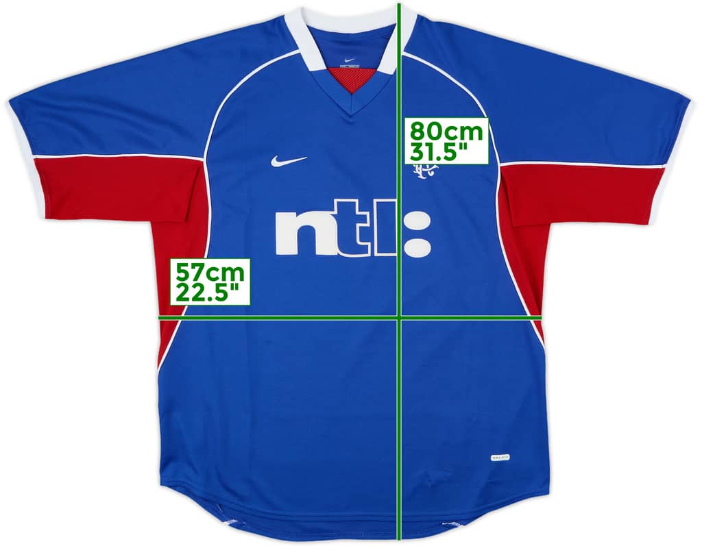 2001-02 Rangers Home Shirt - 9/10 - (L)