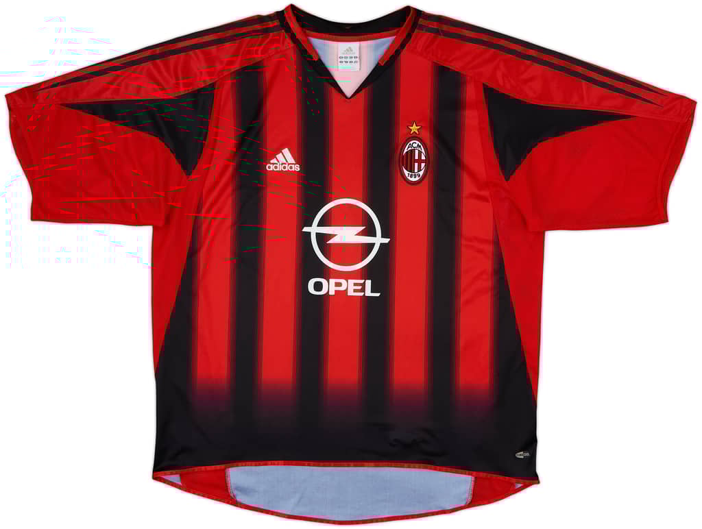 2004-05 AC Milan Home Shirt - 7/10 - (XL)