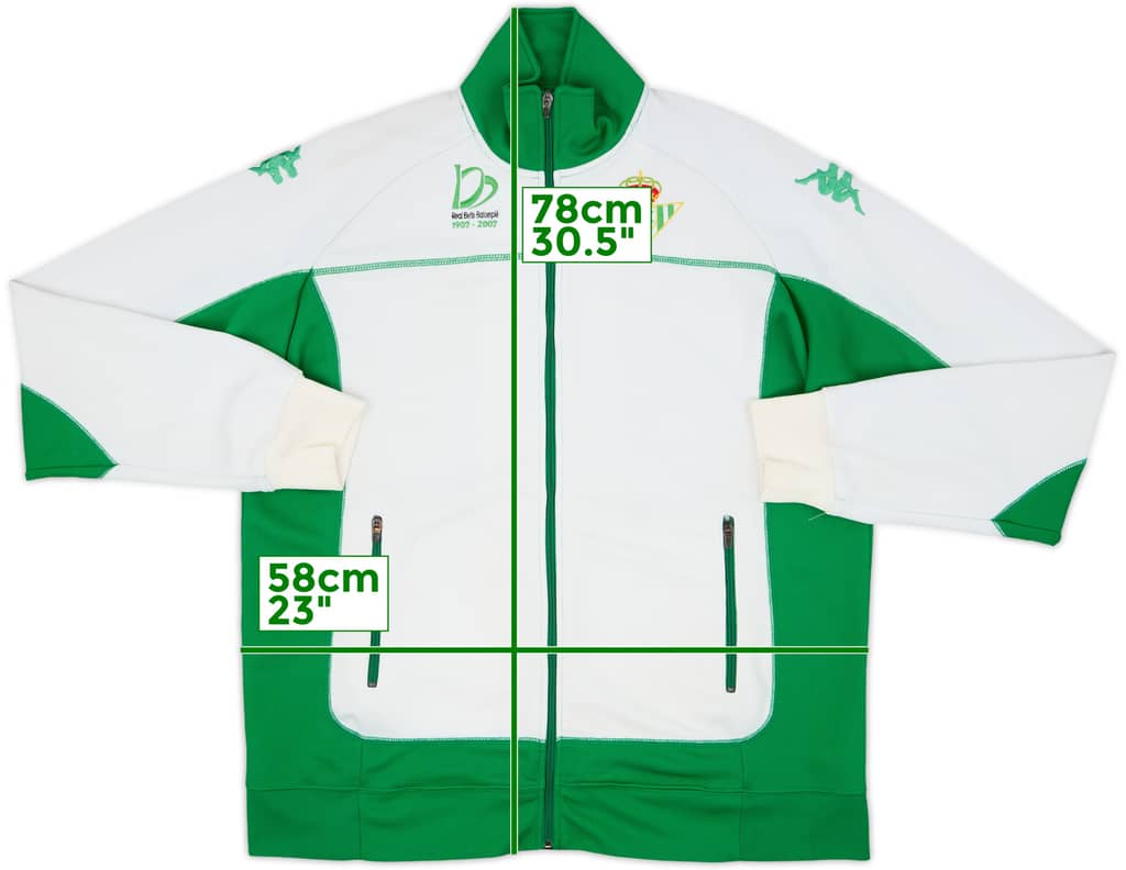 2006-07 Real Betis Kappa Track Jacket - 7/10 - (XL)
