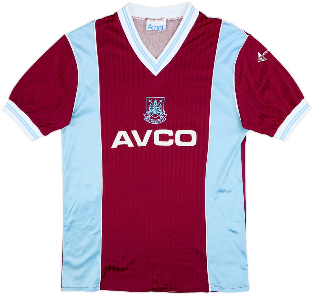 1987-89 West Ham Home Shirt - 8/10 - (M)