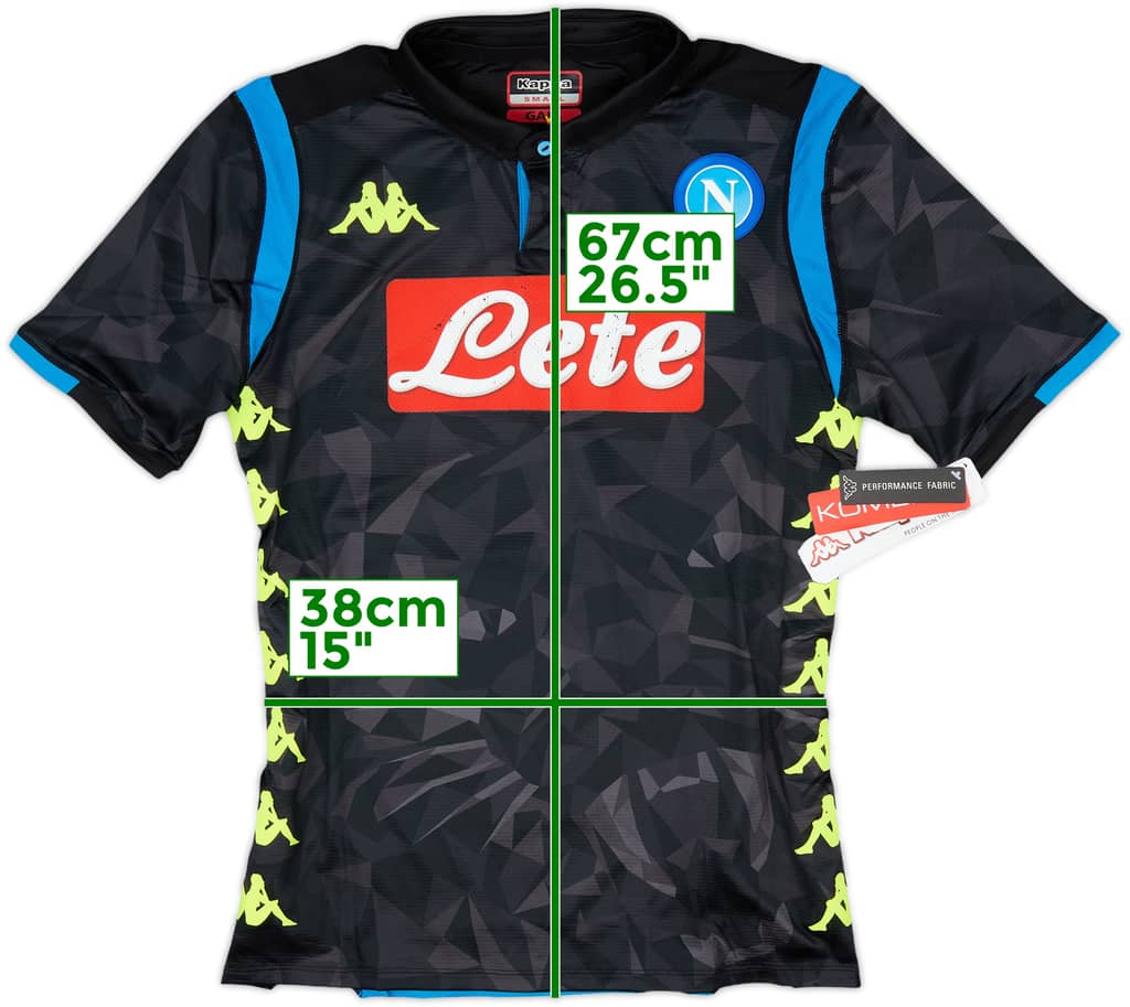 2018-19 Napoli Authentic Away Shirt (S)