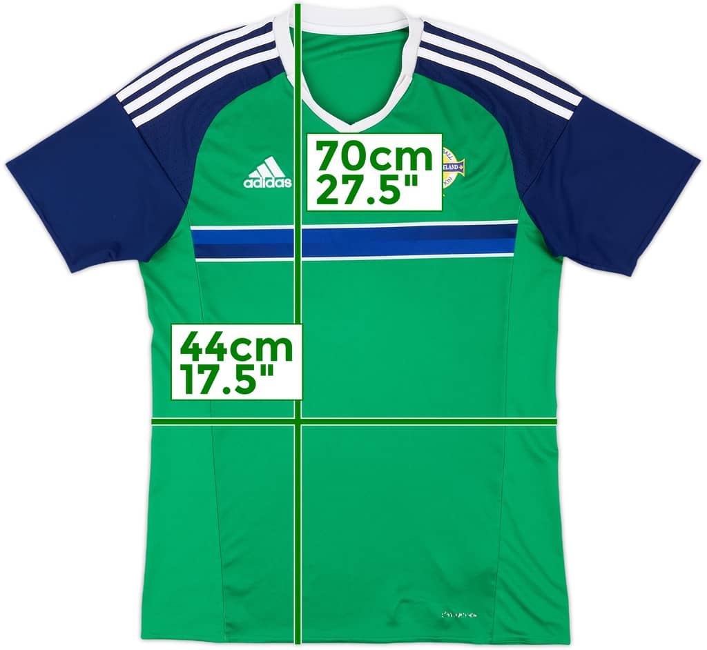 2016-17 Northern Ireland Home Shirt - 6/10 - (S)