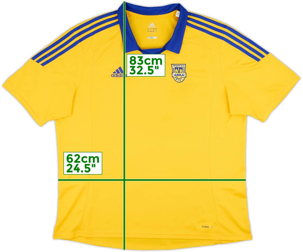 2012-13 Arka Gdynia Home Shirt - 8/10 - (XXL)