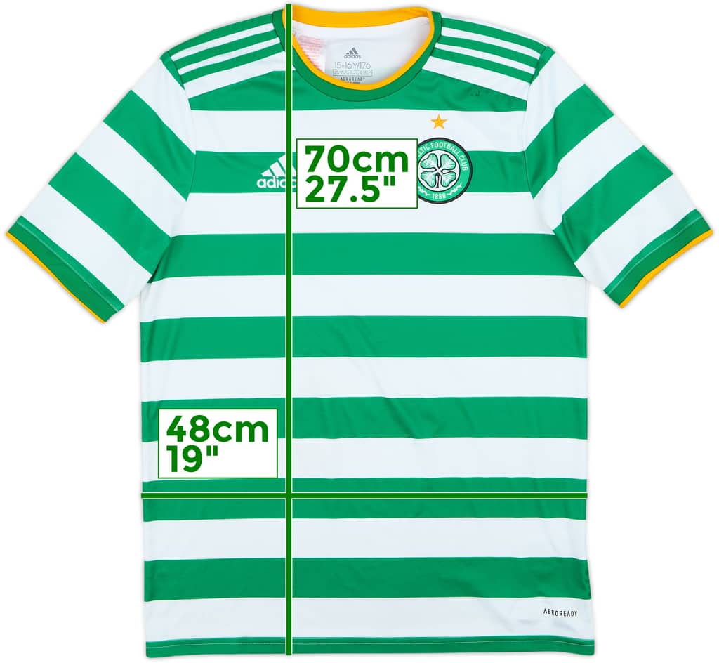 2020-21 Celtic Home Shirt - 6/10 - (XL.Boys)