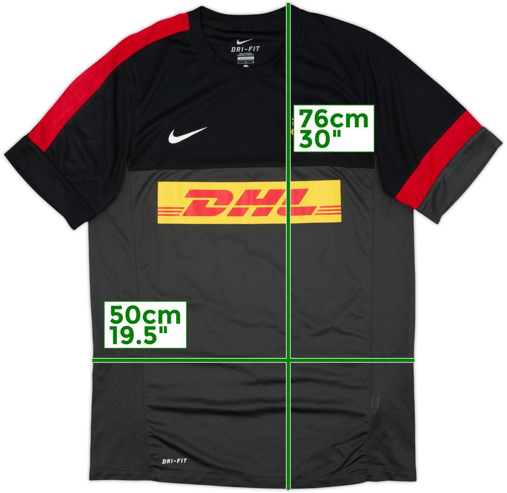 2012-13 Manchester United Nike Training Shirt - 9/10 - (L)