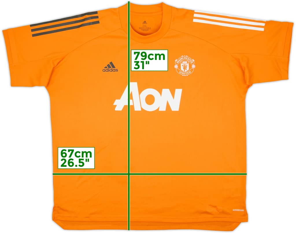 2020-21 Manchester United adidas Training Shirt - 6/10 - (XXL)