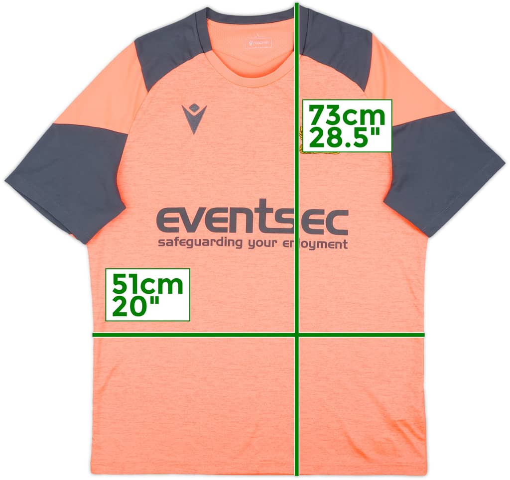 2023-24 Linfield Macron Training Shirt - 10/10 - (L)