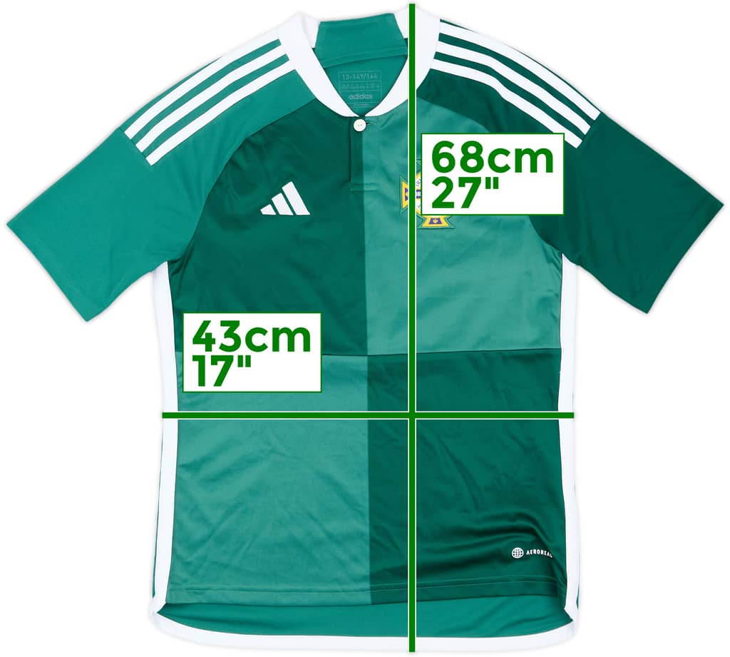 2022-24 Northern Ireland Home Shirt - 10/10 - (L.Boys)