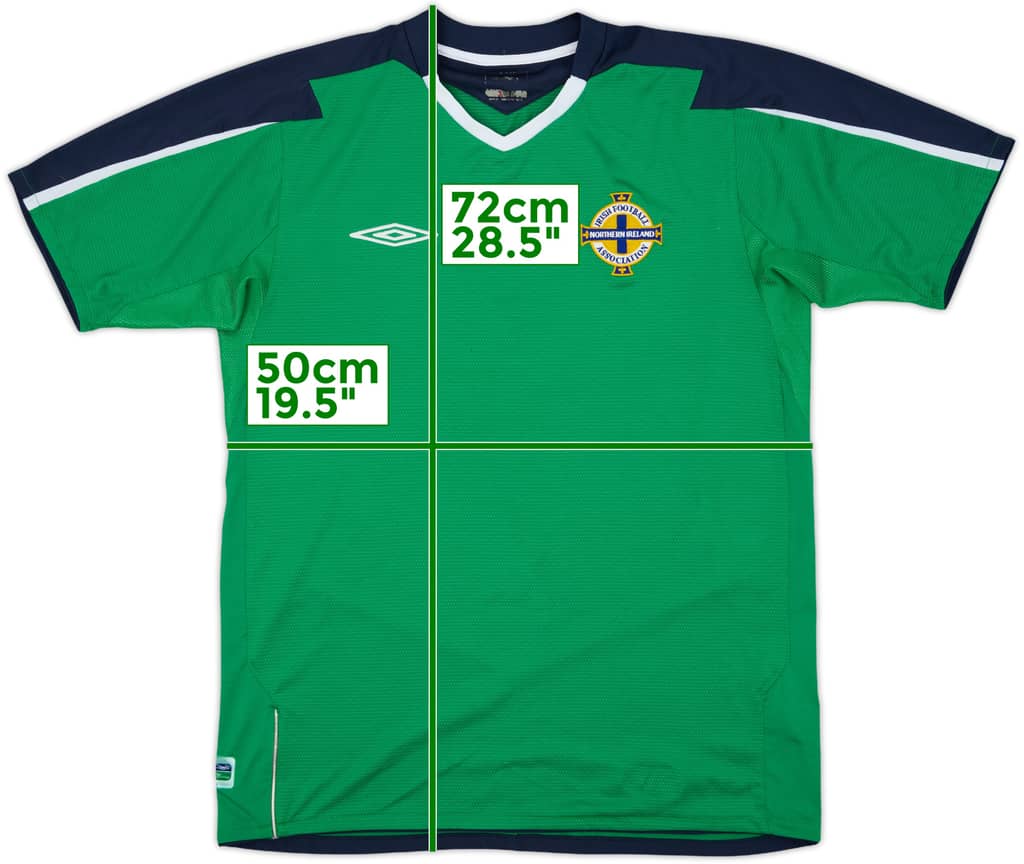 2004-05 Northern Ireland Home Shirt - 8/10 - (M)