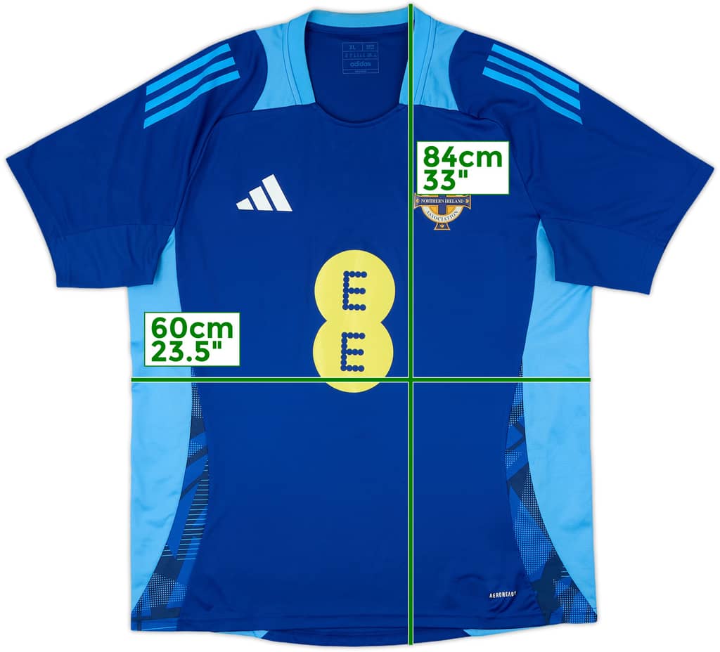 2024-25 Northern Ireland adidas Training Shirt - 7/10 - (XL)