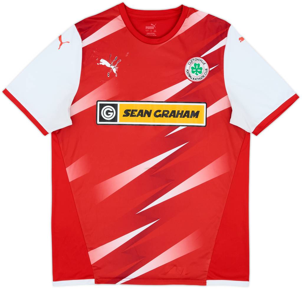 2021-23 Cliftonville Home Shirt - 4/10 - (L)