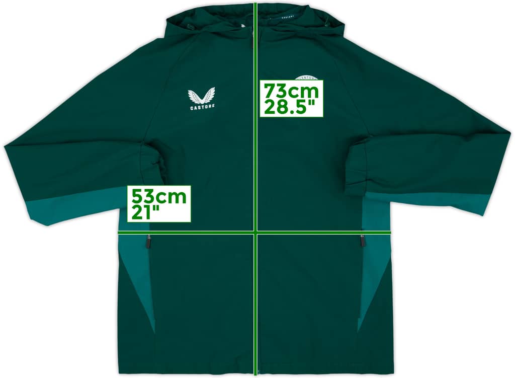 2024-25 Glentoran Castore Rain Jacket - 5/10 - (M)