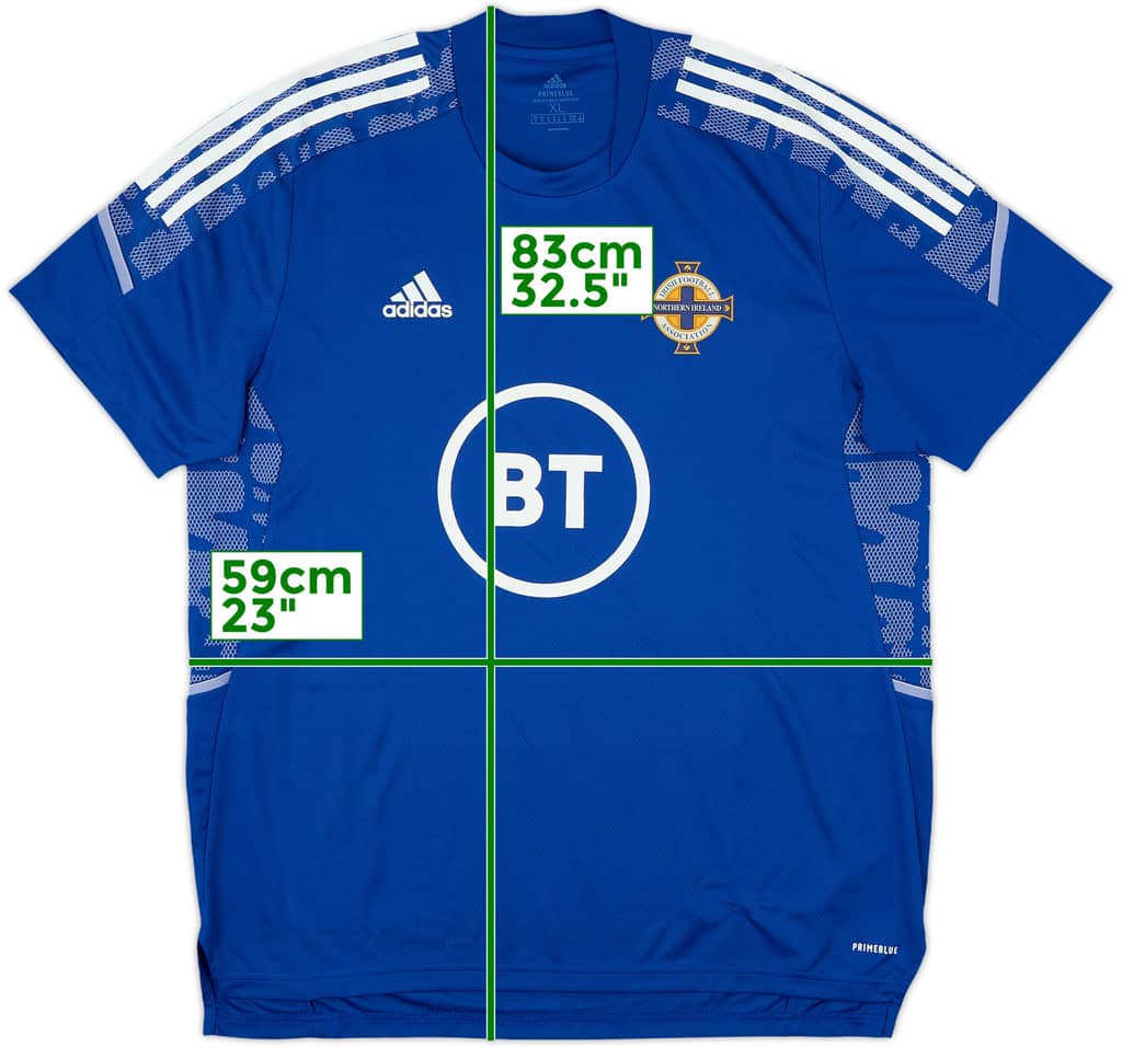 2020-22 Northern Ireland adidas Training Shirt - 9/10 - (XL)