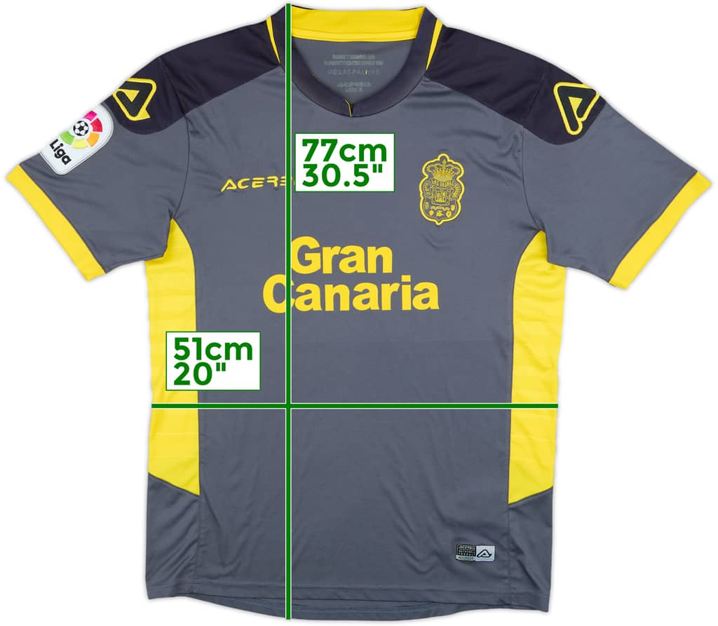 2017-18 Las Palmas Away Shirt - 8/10 - (L)